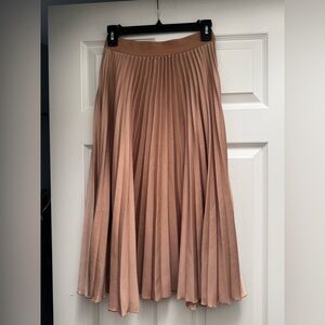 H&M Midi Flowy golden brown Skirt